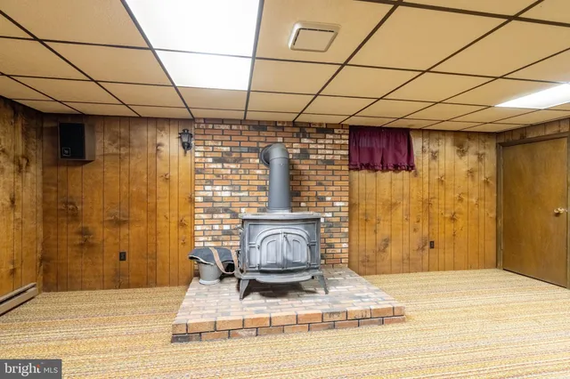 a view of a chairs in a room