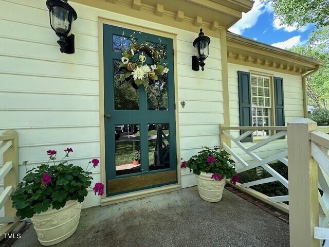 7805 Highlandview Circle Raleigh, NC 27613 - Photo 4 of 33 a view of a entryway door of the house
