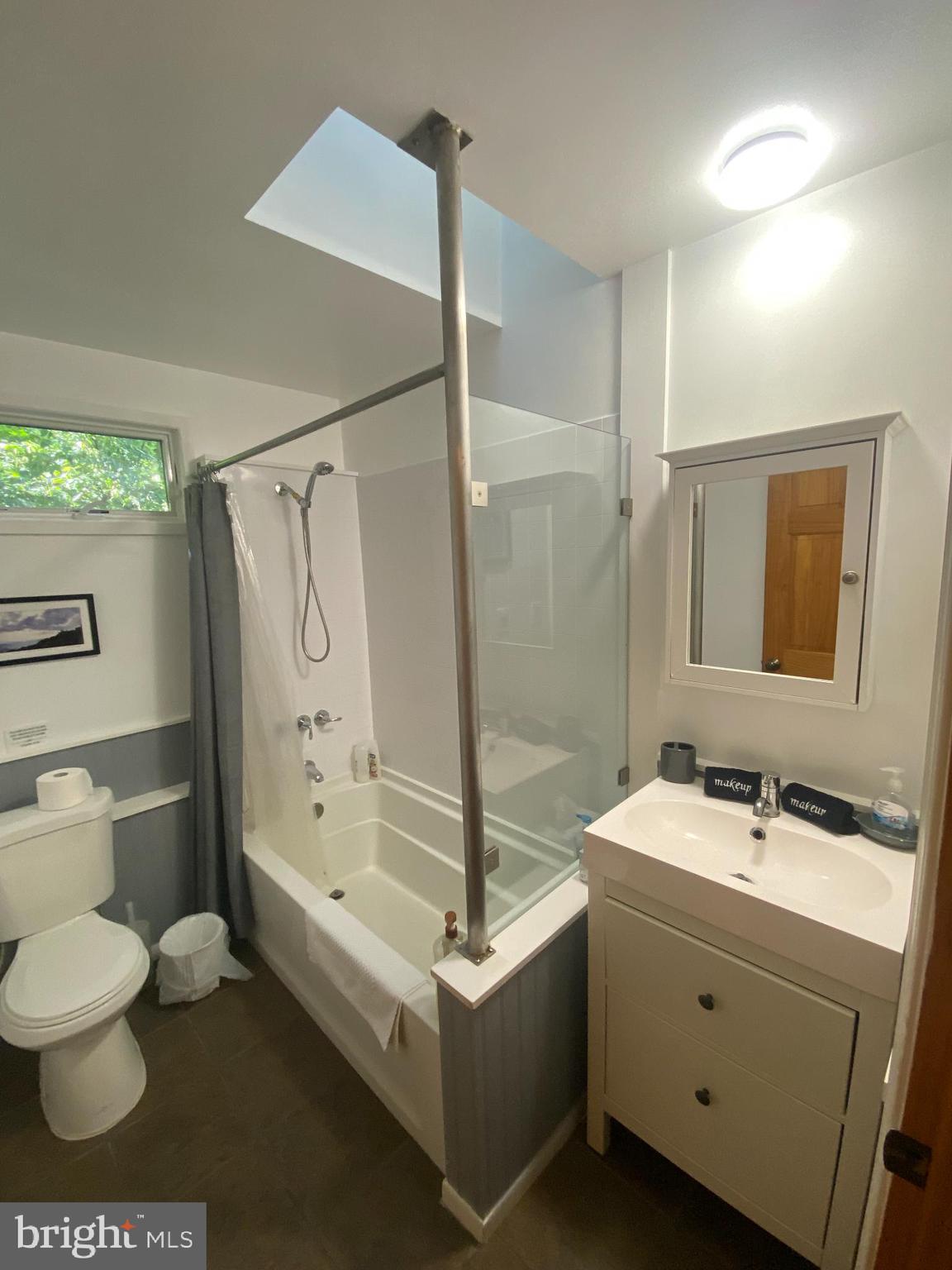 568 Cliff Heights Road Stanley, VA 22851 - Photo 16 of 23 a bathroom with a bathtub sink mirror and toilet