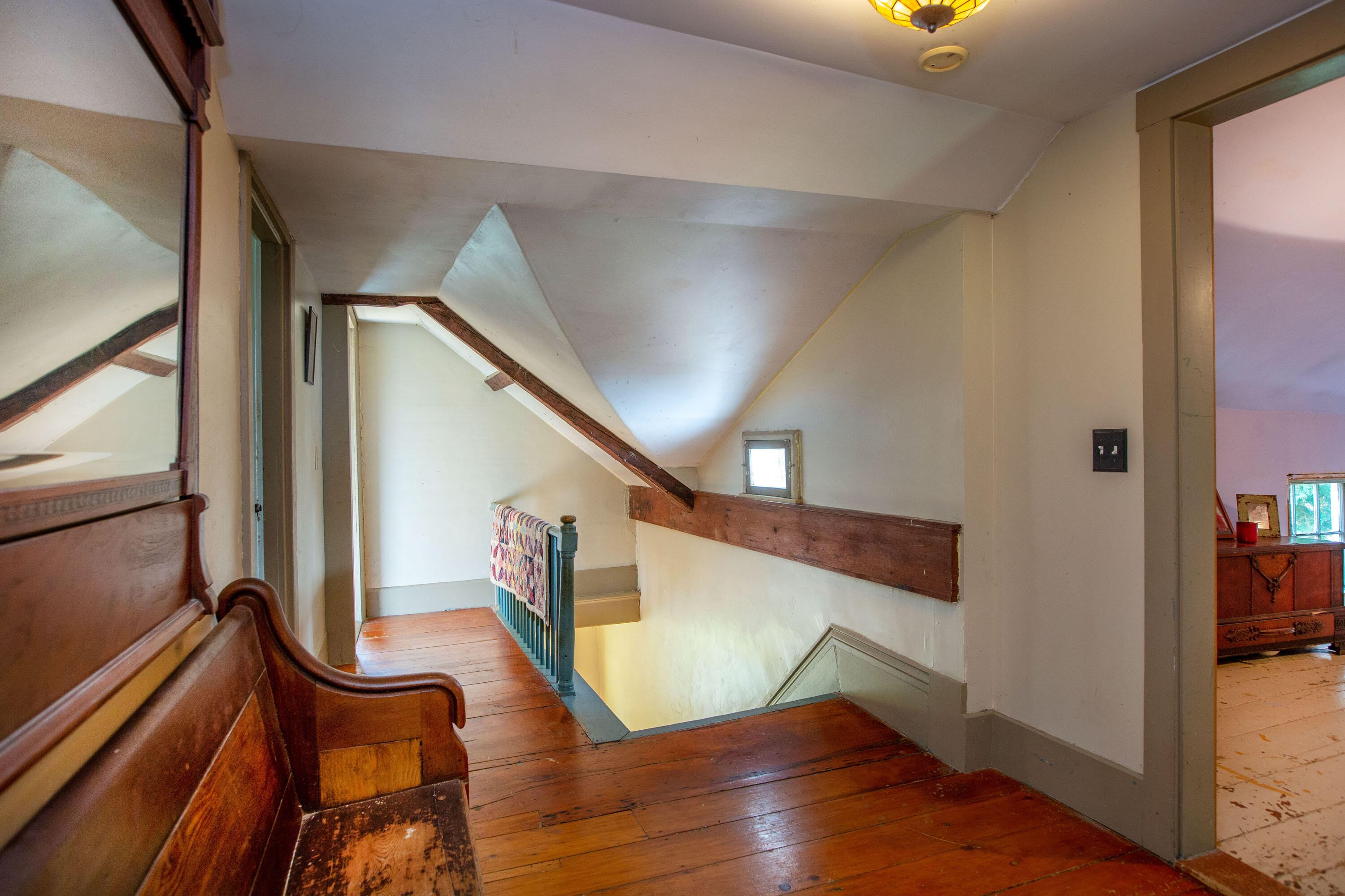 45 Fisher Road Bowdoinham, ME 04008 - Photo 44 of 83 Top of front stairs