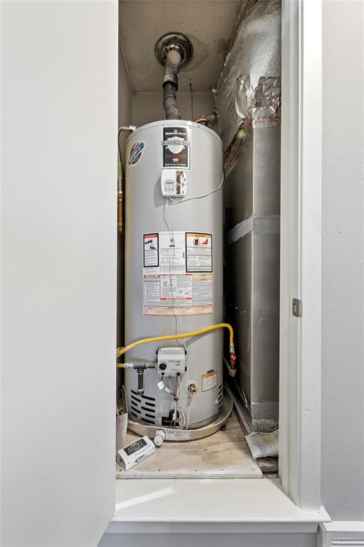 7116 Hunters Ridge Drive Dallas, TX 75248 - Photo 33 of 33 a close view of water heater room