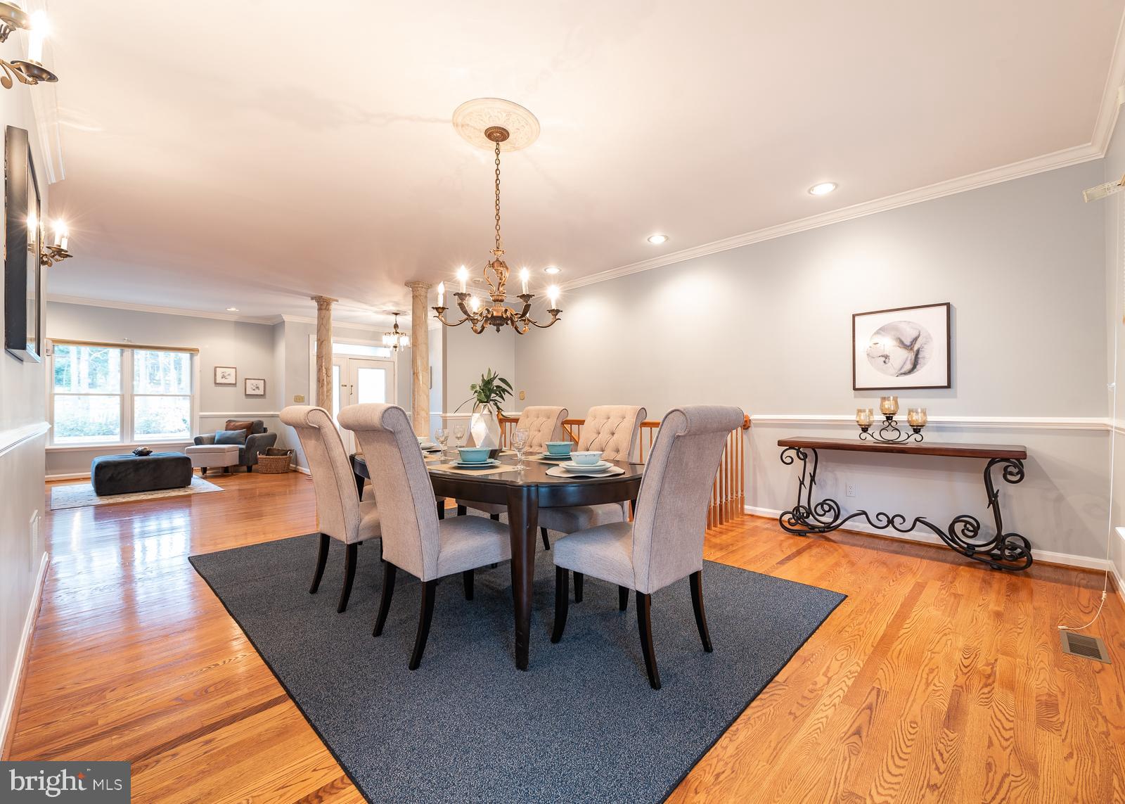 323 West Timonium Road Lutherville-Timonium, MD 21093 - Photo 11 of 38 Host Dinner Parties in the Formal Dining Area