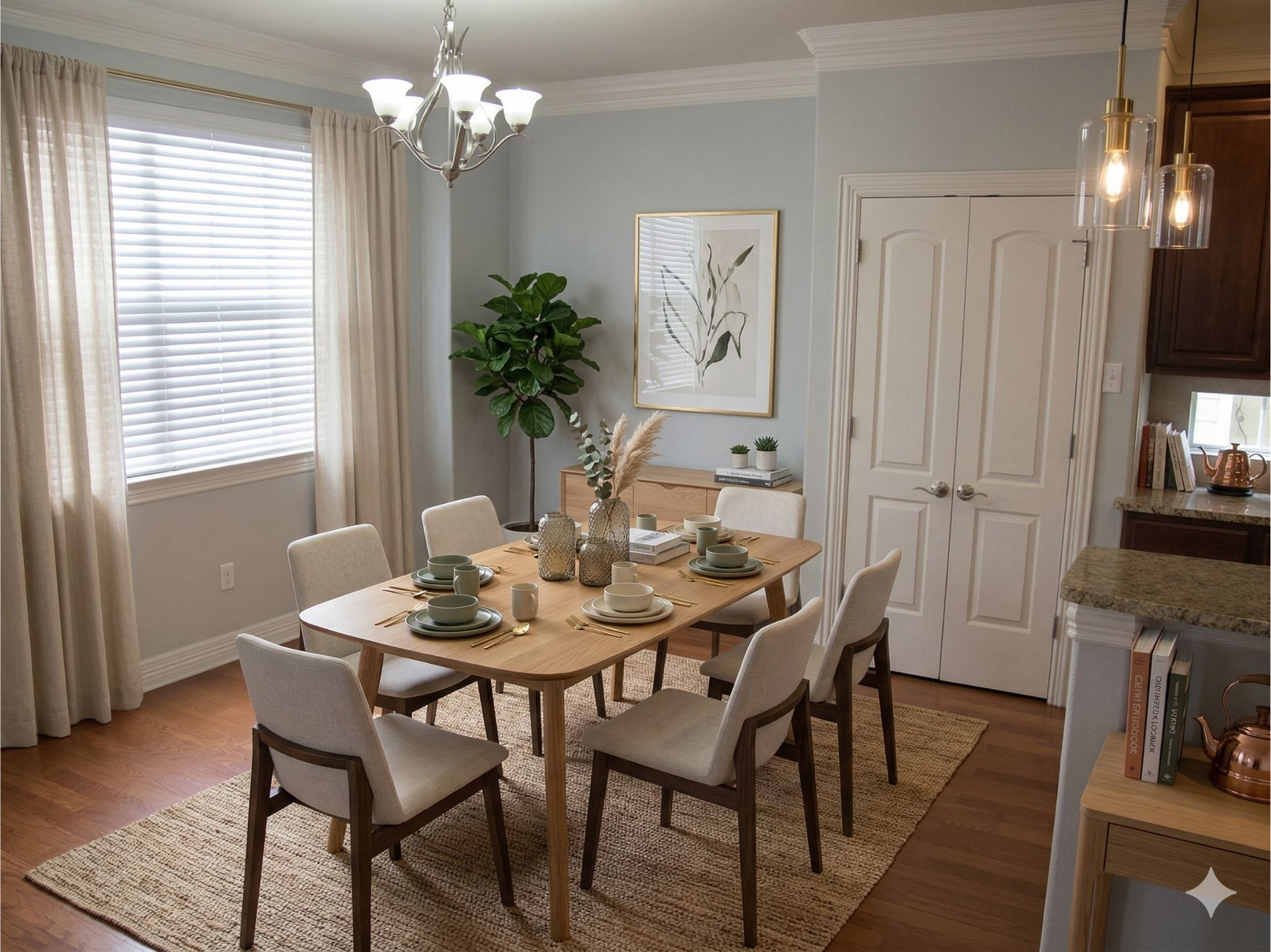6715 Windrift Way, Unit 15 Austin, TX 78745 - Photo 3 of 37 a view of a dining room with furniture and chandelier
