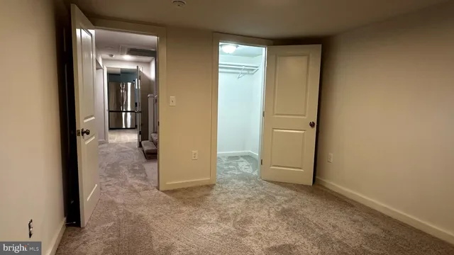 a view of an empty room