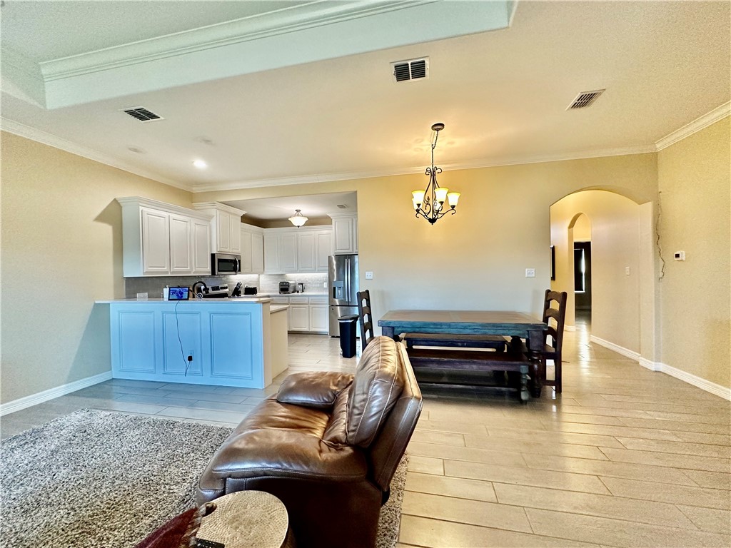 5434 Neela Corpus Christi, TX 78413 - Photo 5 of 31 a living room with furniture and wooden floor