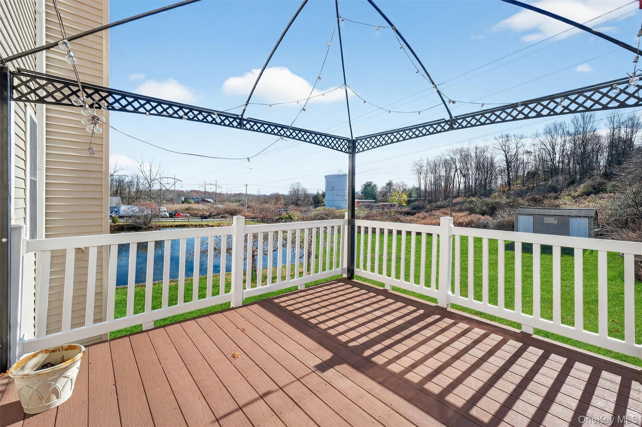 237 Lattintown Road Marlboro, NY 12542 - Photo 32 of 34 a view of a wooden deck