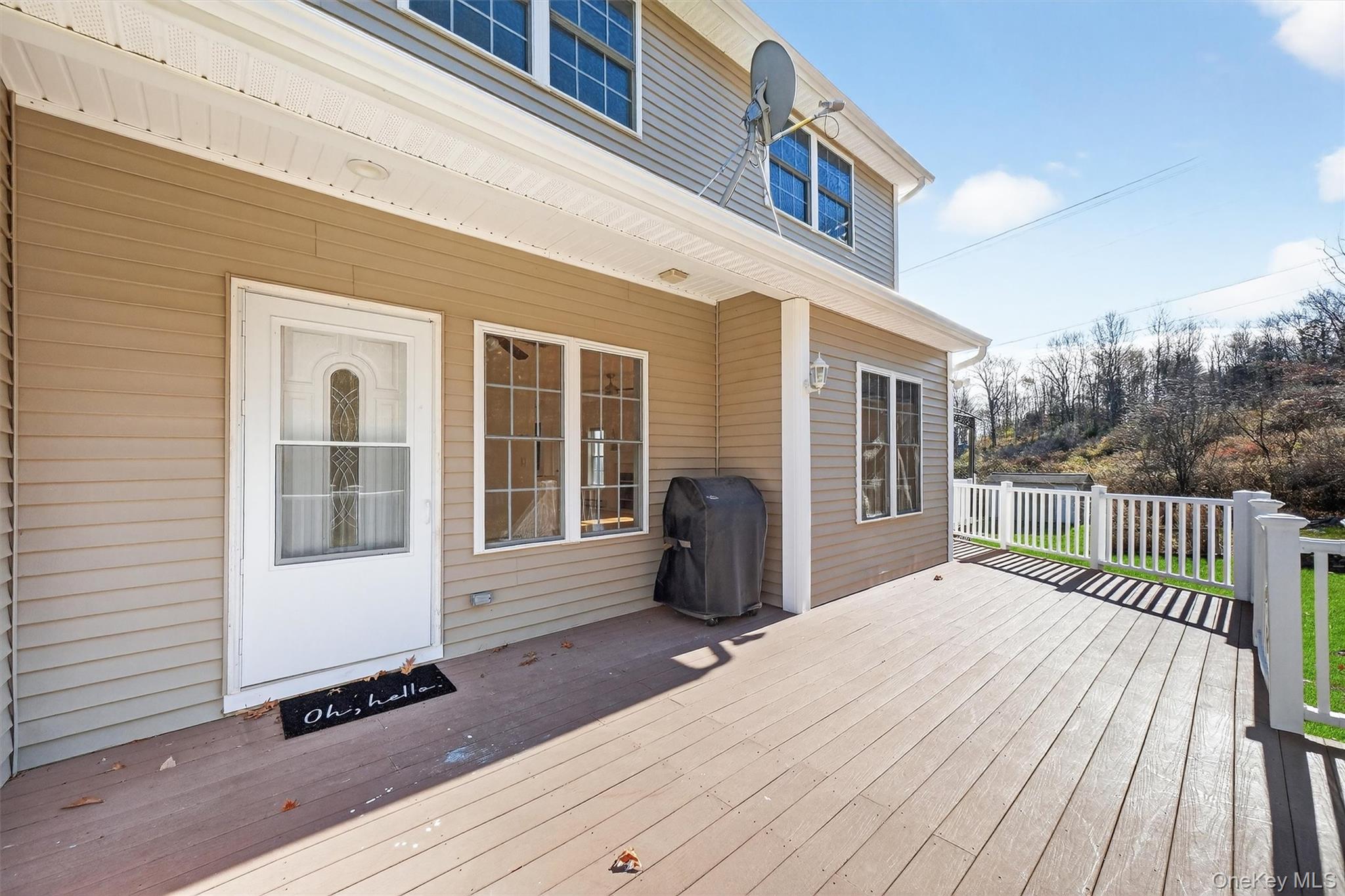 237 Lattintown Road Marlboro, NY 12542 - Photo 33 of 34 a balcony view with a seating space