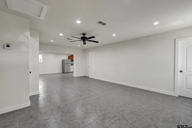 a view of an empty room