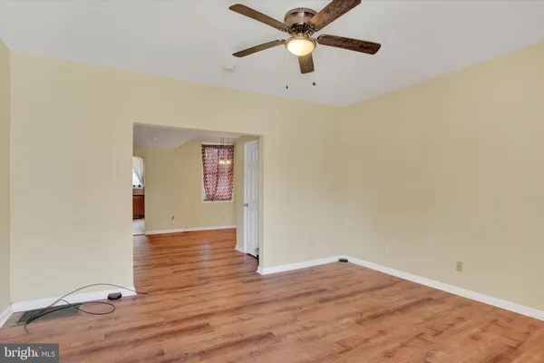 wooden floor in an empty room