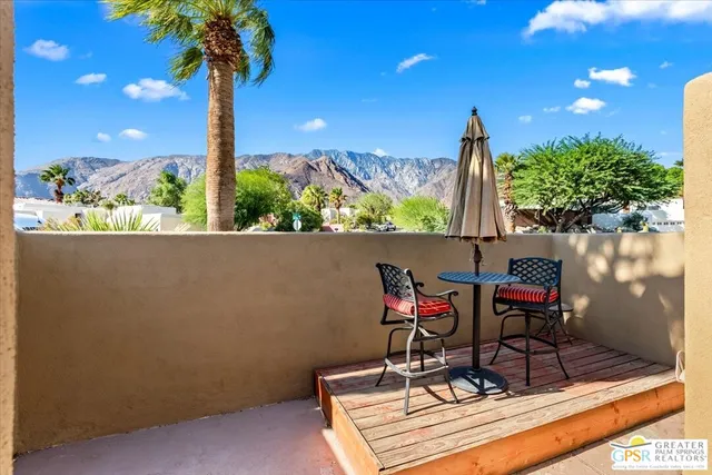 a view of a outdoor seating