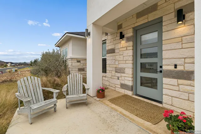 a view of terrace with seating space