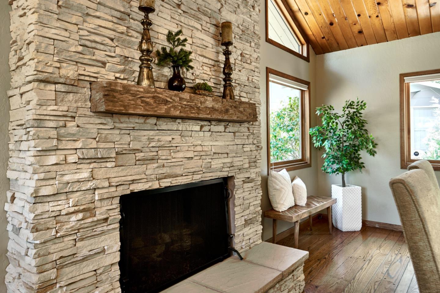 1264 Chateau Drive San Jose, CA 95120 - Photo 13 of 44 a living room with furniture and a fireplace