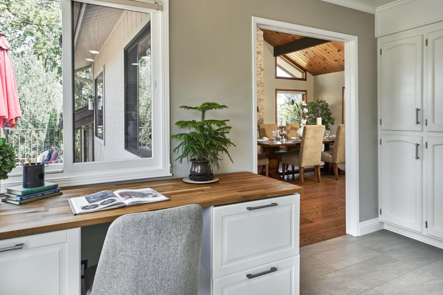 1264 Chateau Drive San Jose, CA 95120 - Photo 19 of 44 a bedroom with a bed and a potted plant