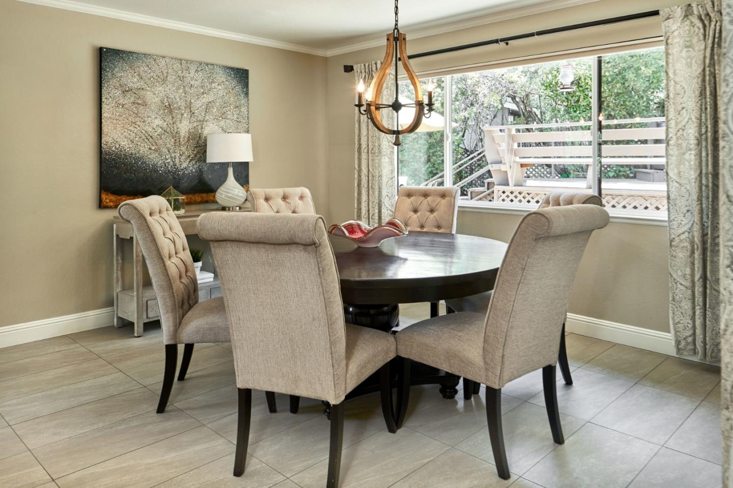 1264 Chateau Drive San Jose, CA 95120 - Photo 21 of 44 a view of a dining room with furniture window and wooden floor