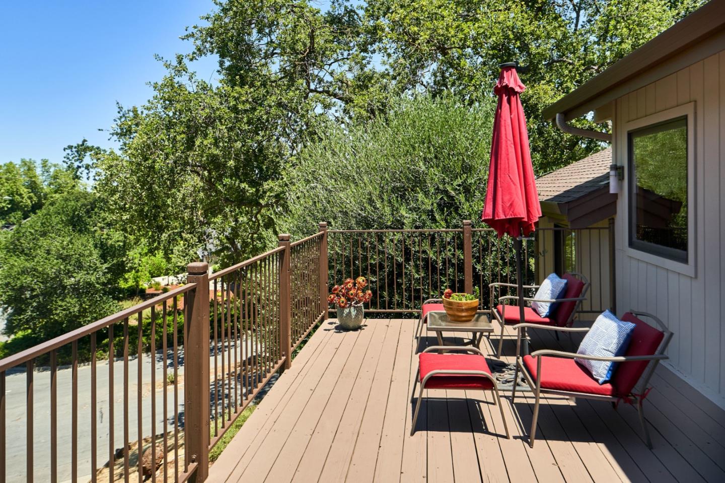 1264 Chateau Drive San Jose, CA 95120 - Photo 3 of 44 a view of deck with furniture and wooden floor