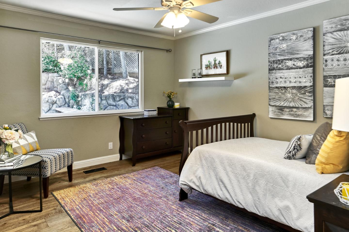 1264 Chateau Drive San Jose, CA 95120 - Photo 33 of 44 a bedroom with a bed and a window