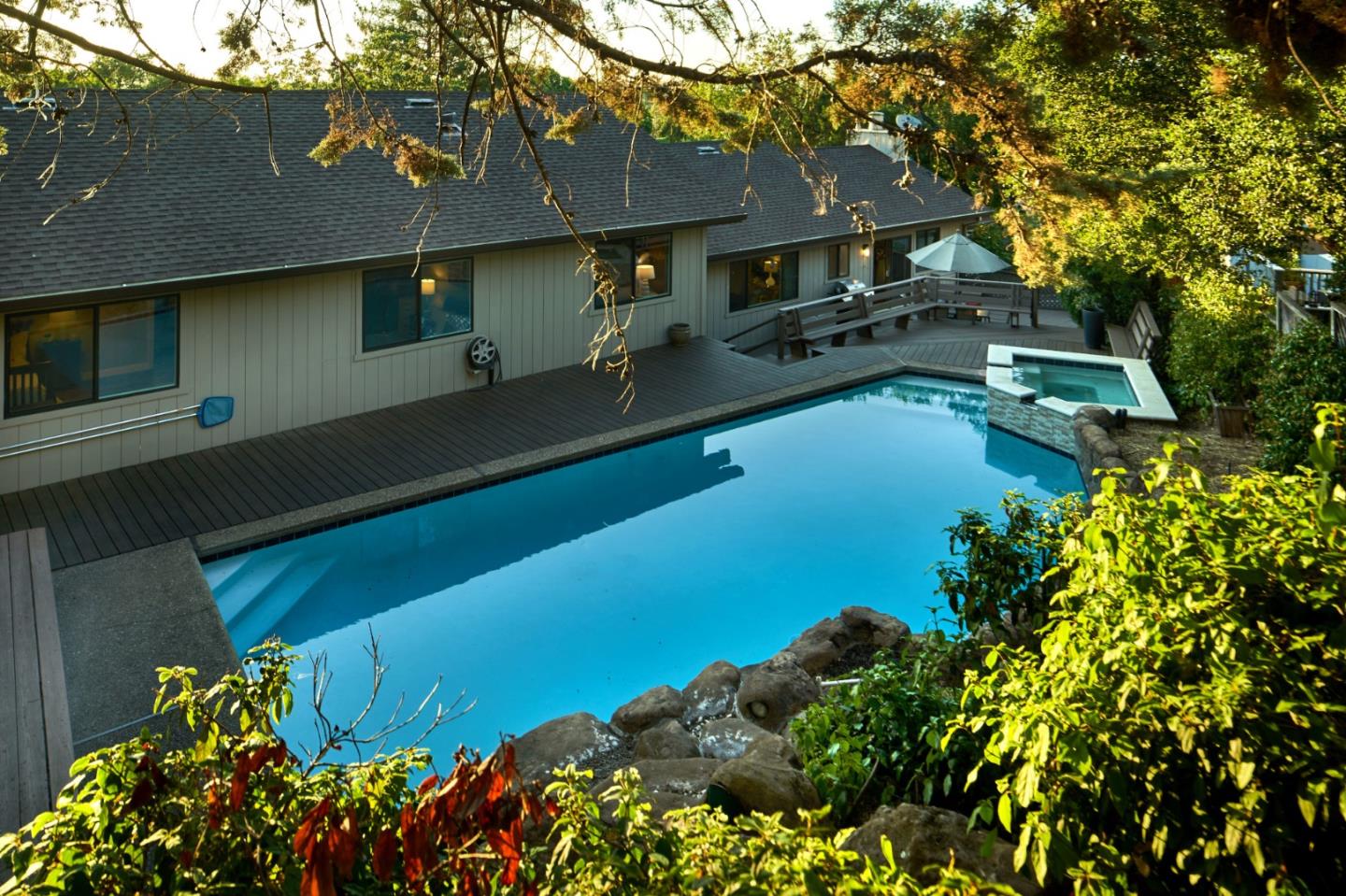 1264 Chateau Drive San Jose, CA 95120 - Photo 41 of 44 a view of a house with a yard