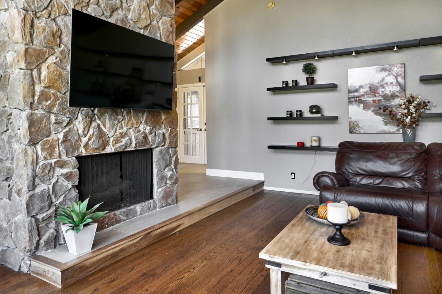 1264 Chateau Drive San Jose, CA 95120 - Photo 10 of 44 a living room with furniture and a fireplace