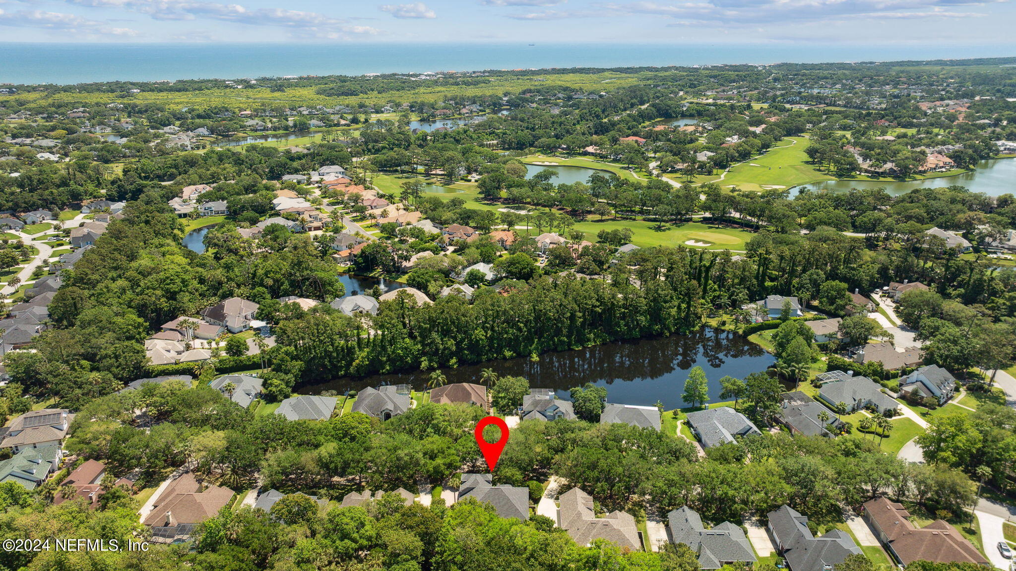 144 Bear Pen Road Ponte Vedra Beach, FL 32082 - Photo 59 of 74 an aerial view of multiple house