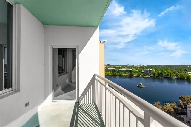 a view of balcony and living room