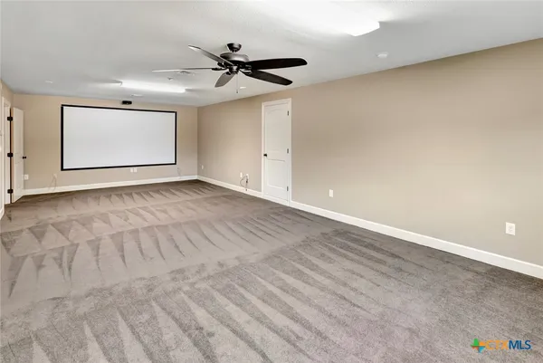 a view of a room with porch and a yard
