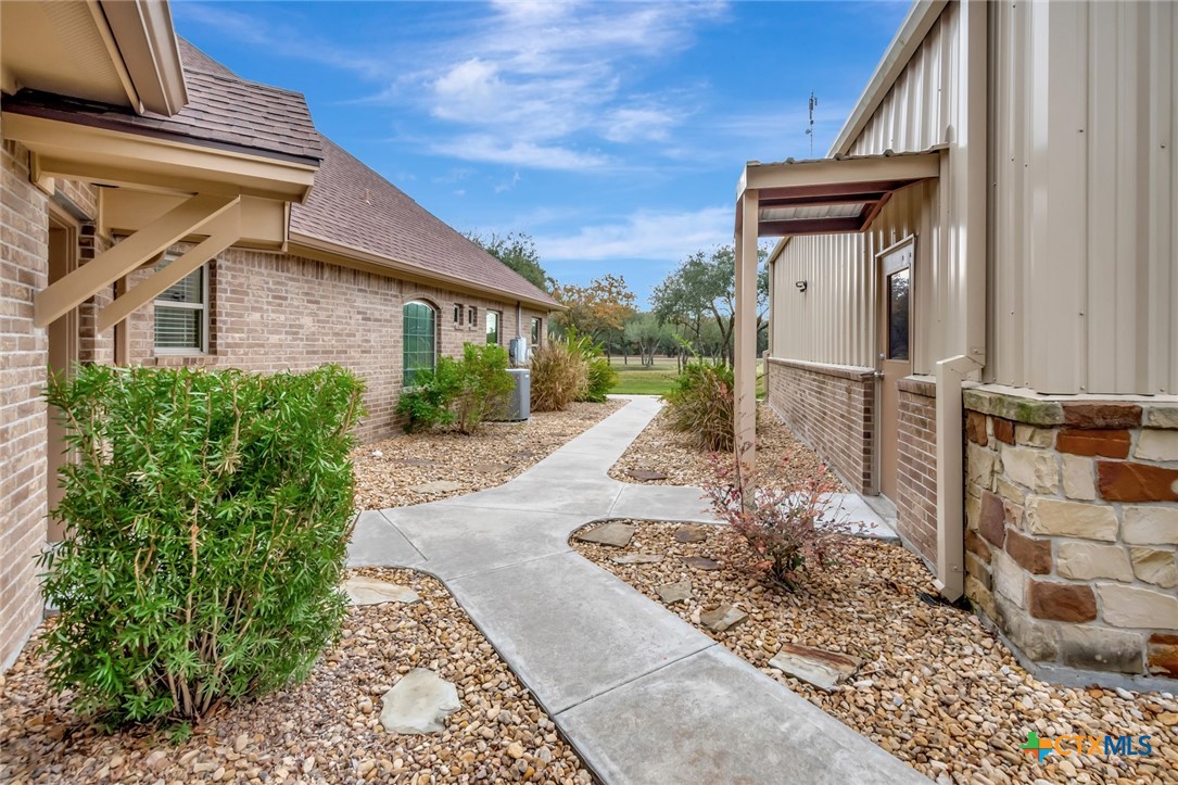 249 Post Oak Bend Inez, TX 77968 - Photo 25 of 36 a view of a house with a yard
