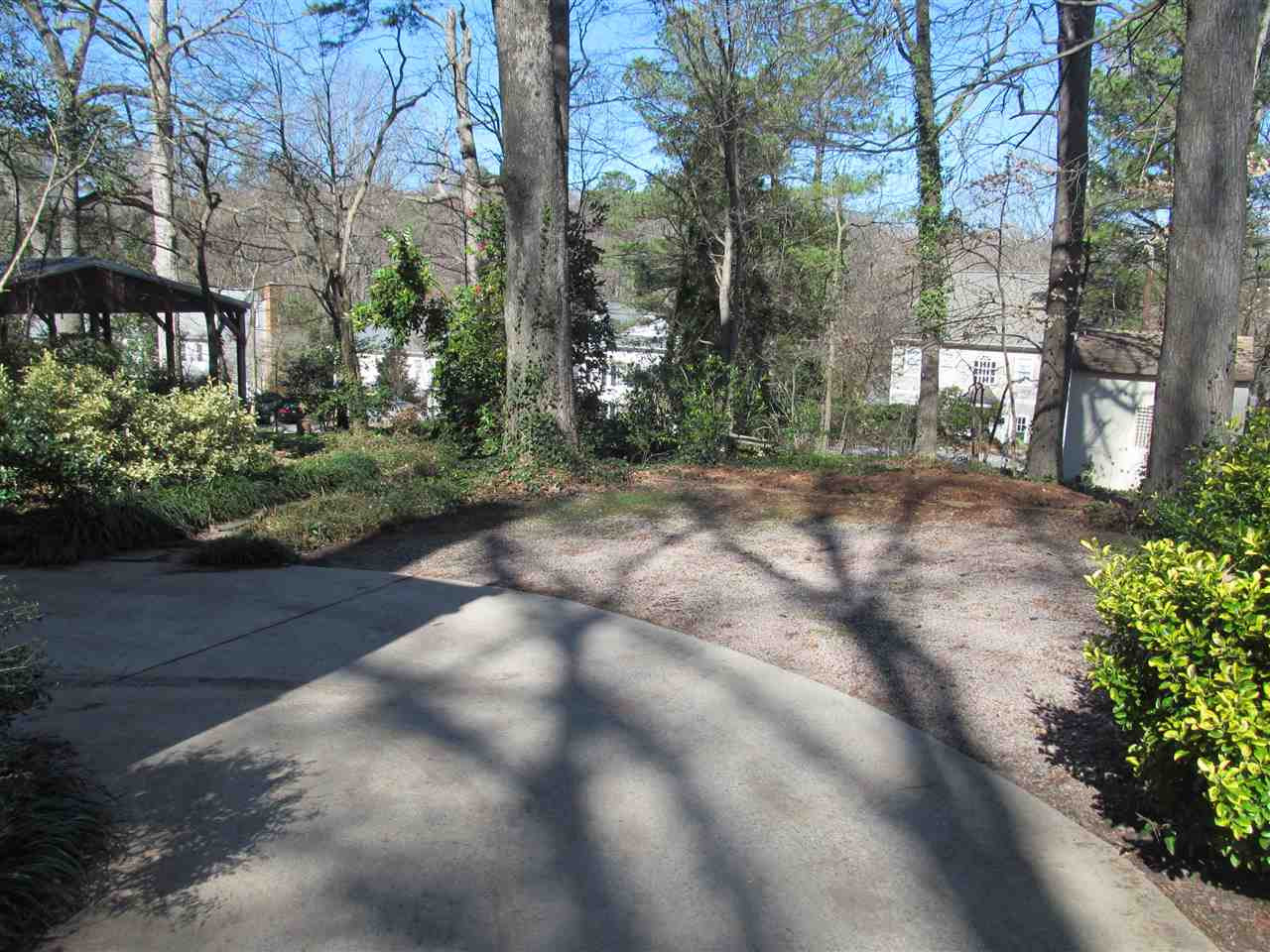 2506 Mayview Road Raleigh, NC 27607 - Photo 27 of 29 There are some nicely, professionally landscaped areas in the backyard. backyard