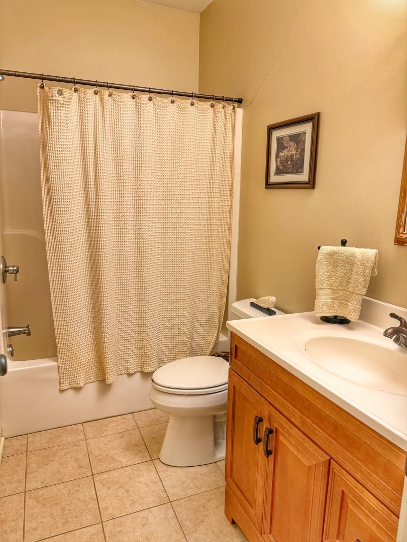 1381 Turkey Creek Road Dickson, TN 37055 - Photo 15 of 35 a bathroom with a sink a toilet and shower