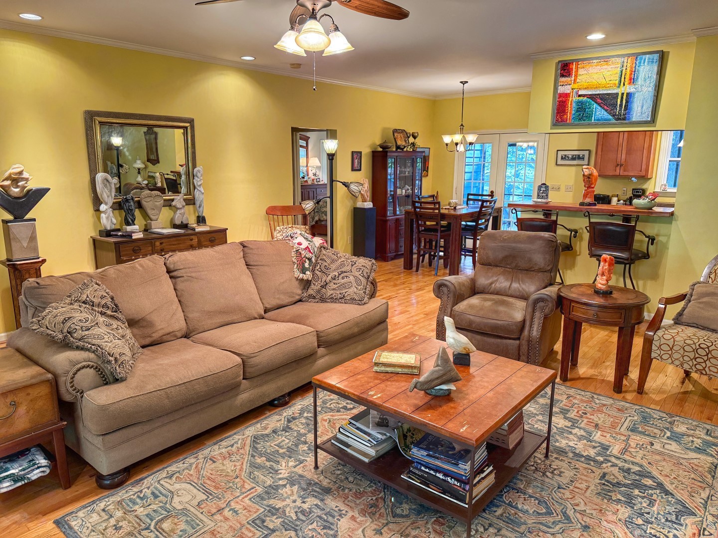 1381 Turkey Creek Road Dickson, TN 37055 - Photo 6 of 35 a living room with furniture and a dining table