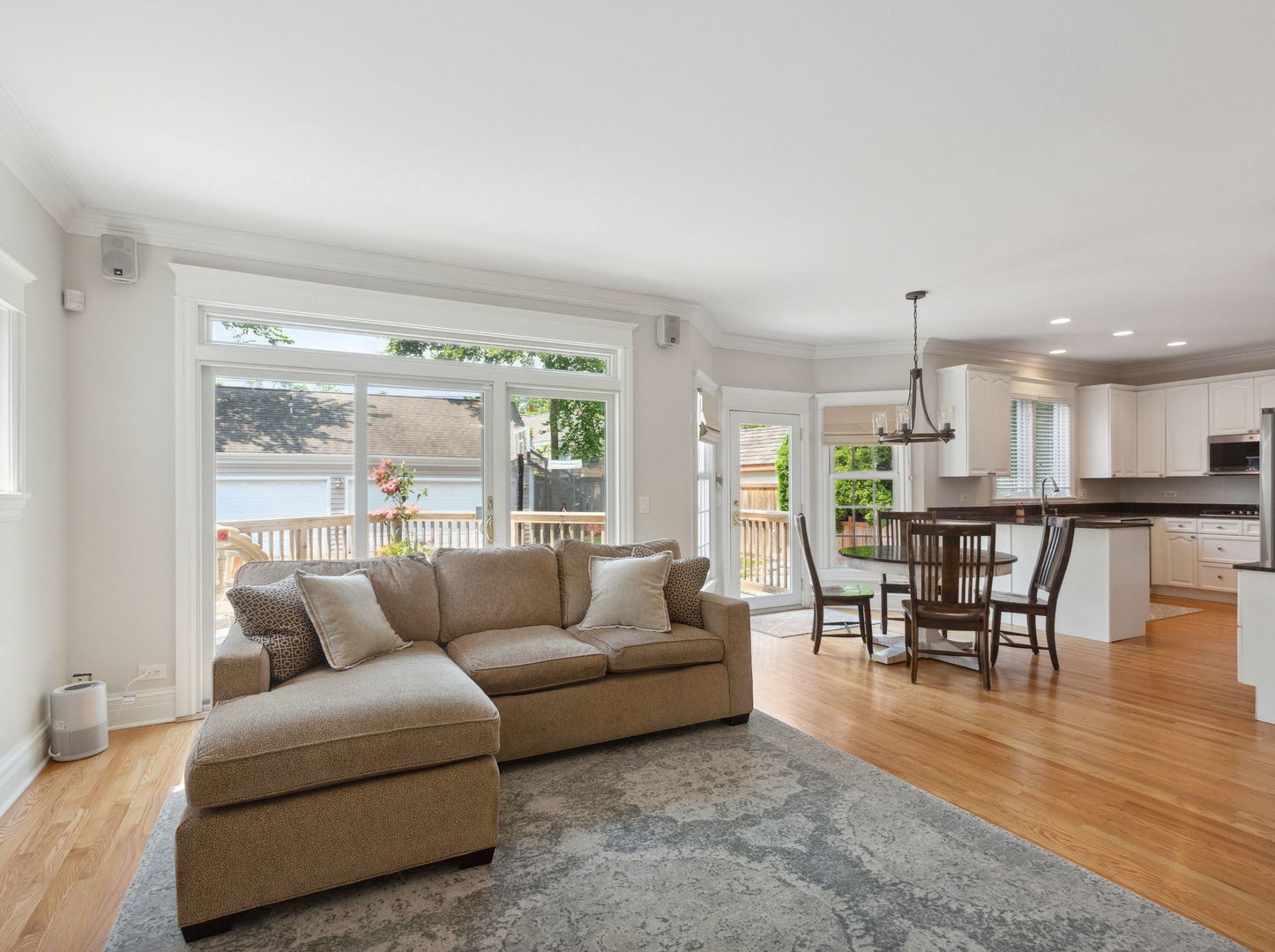 1170 Griffith Road Lake Forest, IL 60045 - Photo 14 of 34 a living room with furniture and a large window