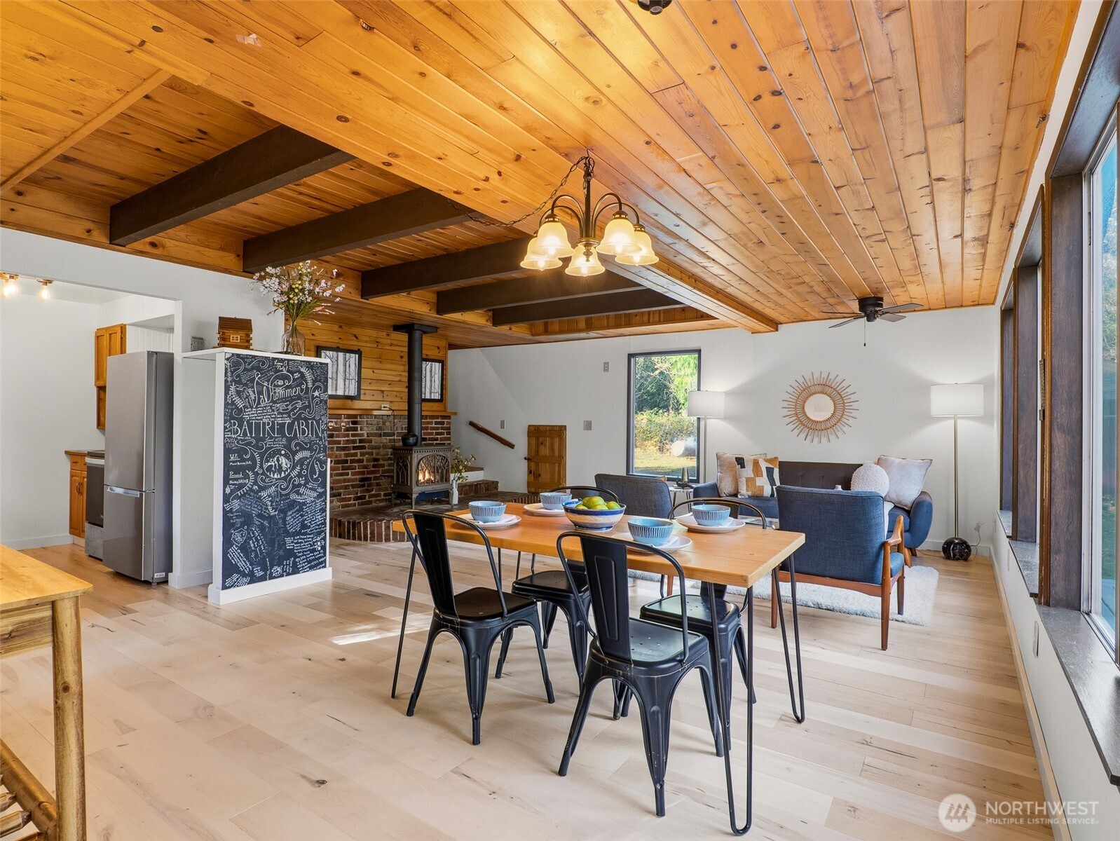 64642 Northeast 178th Street Baring, WA 98251 - Photo 21 of 40 a view of a dinning table and chairs in the patio