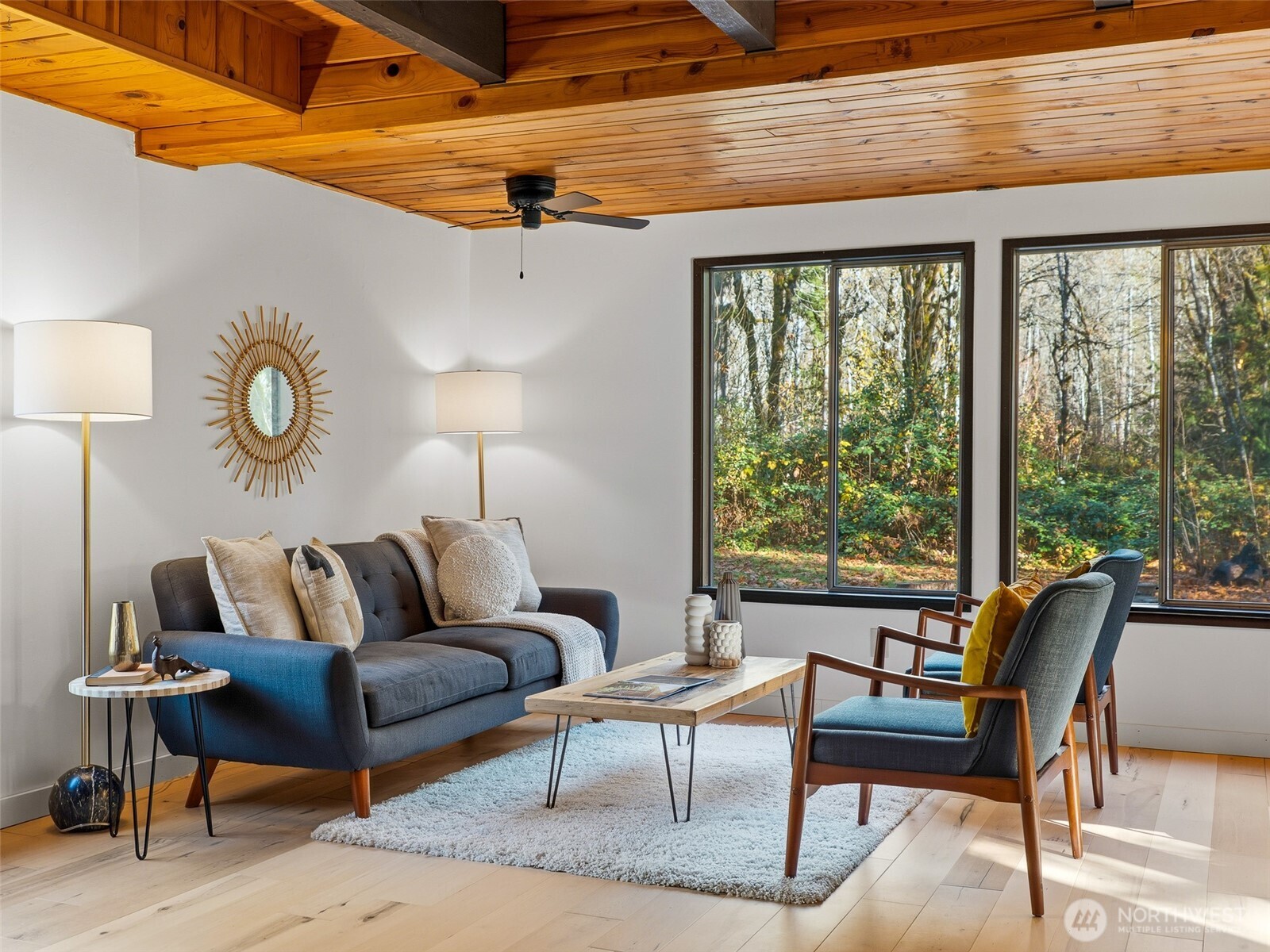 64642 Northeast 178th Street Baring, WA 98251 - Photo 9 of 40 a living room with furniture and a large window
