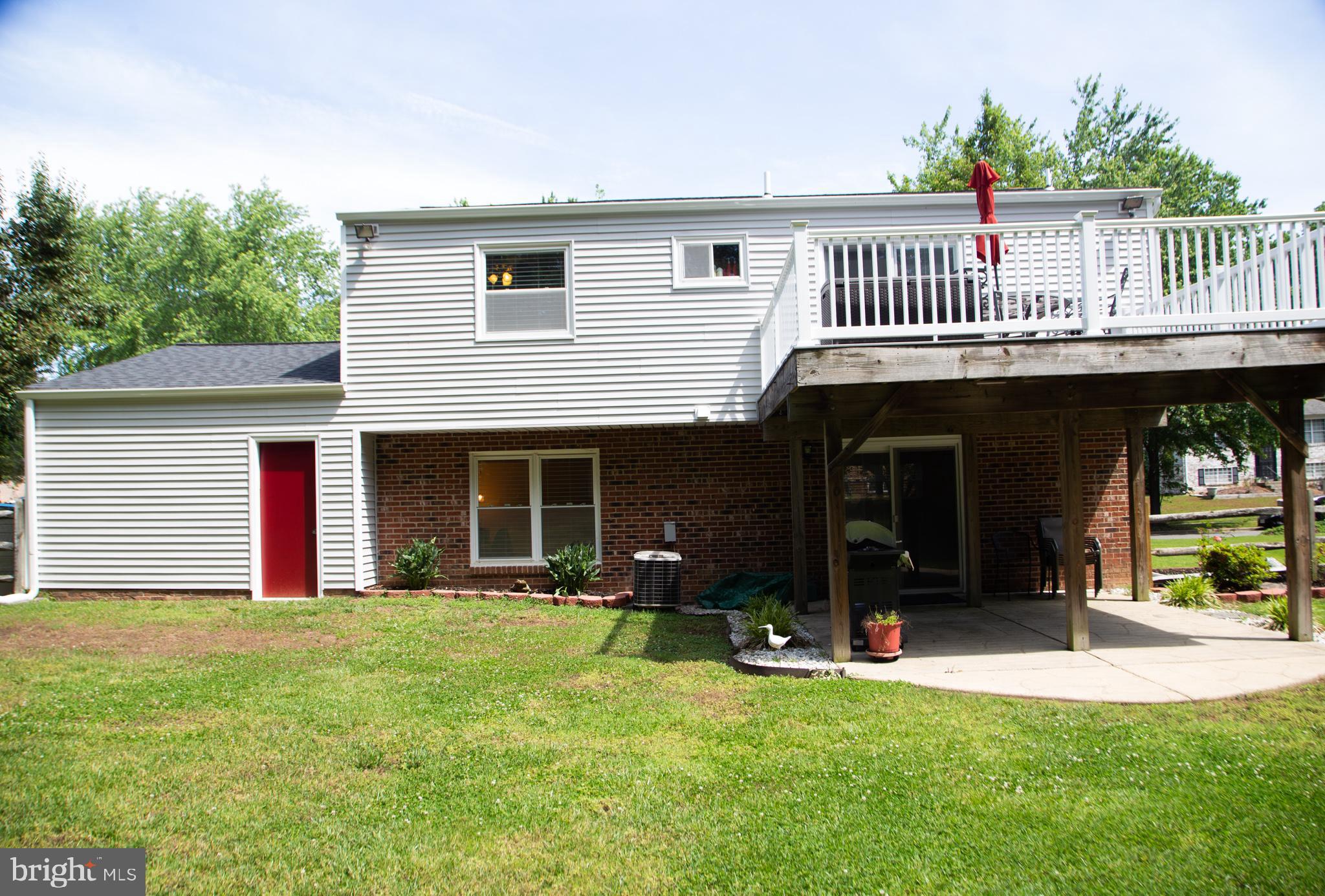 1107 Trunnel Lane Accokeek, MD 20607 - Photo 23 of 27 Closer view of deck and concrete patio