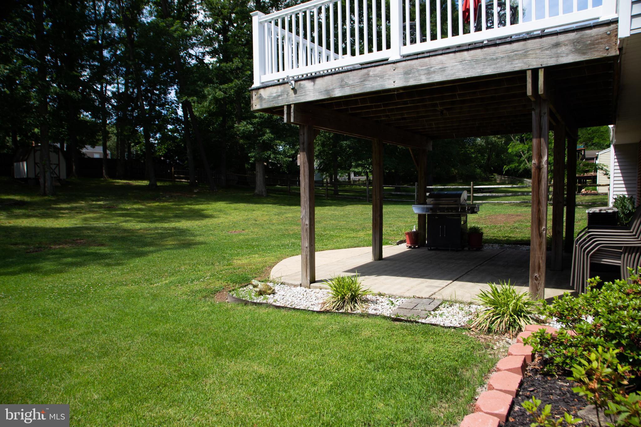 1107 Trunnel Lane Accokeek, MD 20607 - Photo 24 of 27 Side view of deck and patio
