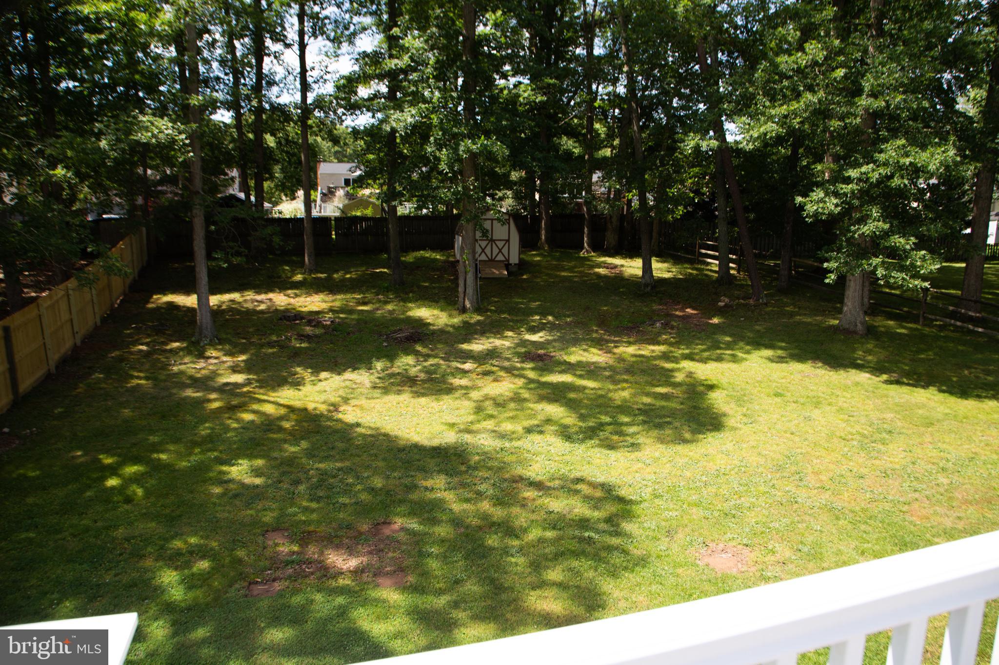 1107 Trunnel Lane Accokeek, MD 20607 - Photo 25 of 27 View of backyard from deck
