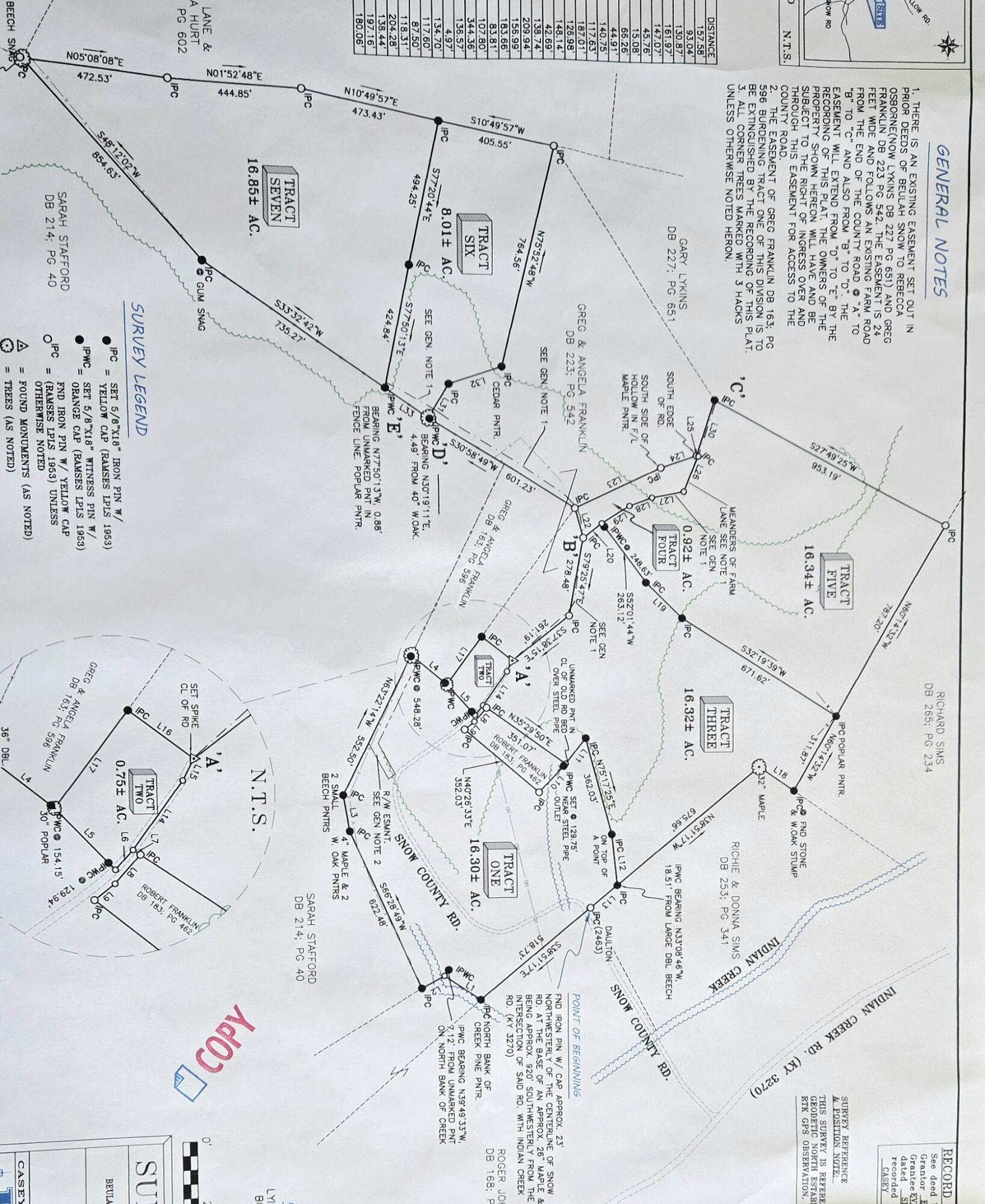 7 Snow Road Kings Mountain, KY 40442 - Photo 12 of 12 Plat