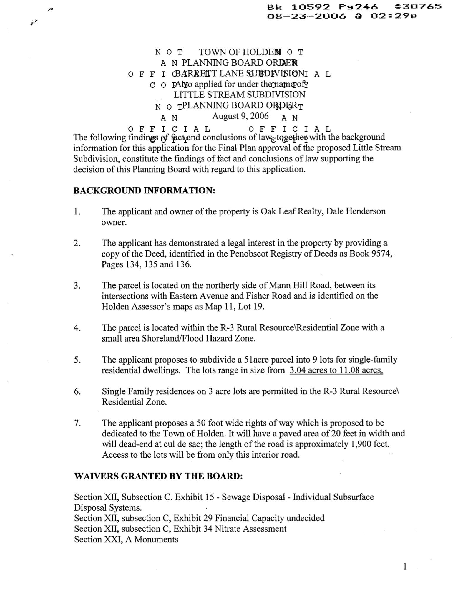 65 Barrett Lane Holden, ME 04429 - Photo 75 of 78 Subdivision 1