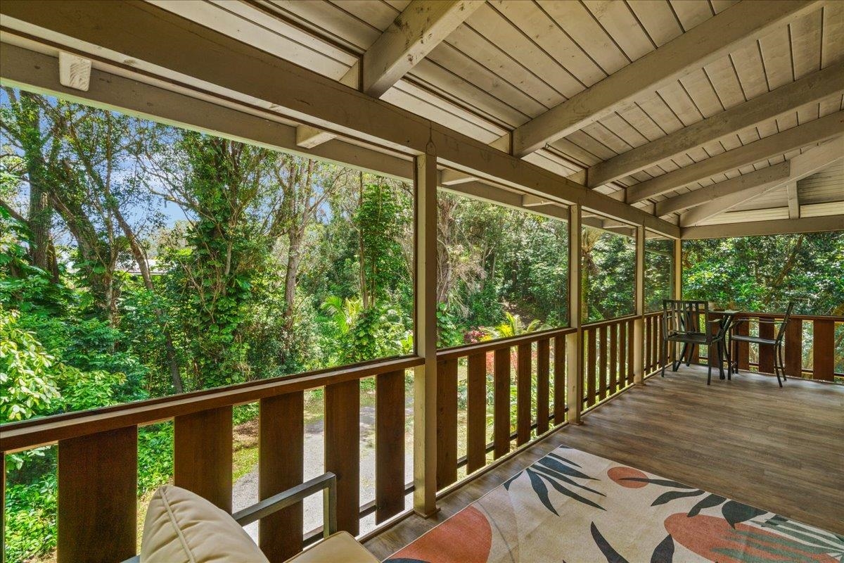 4510 Waha Place, Unit 2 Haiku, HI 96708 - Photo 25 of 36 a view of a two chairs in the balcony