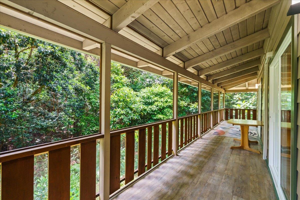 4510 Waha Place, Unit 2 Haiku, HI 96708 - Photo 27 of 36 a view of a balcony with yard