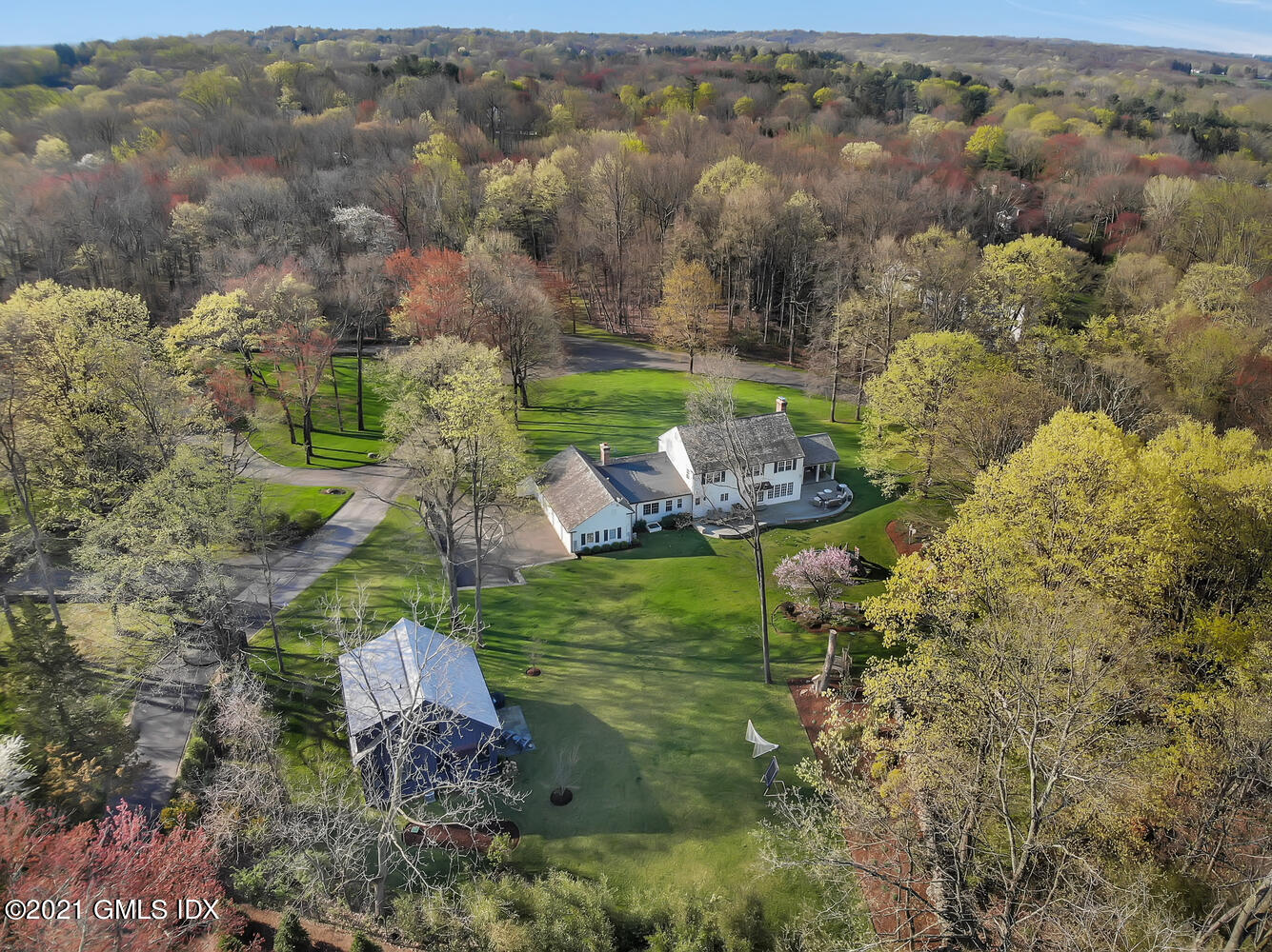11 Steeple Chase Road Greenwich, CT 06831 - Photo 42 of 42 11 Steeple Chase RdLG Aerial