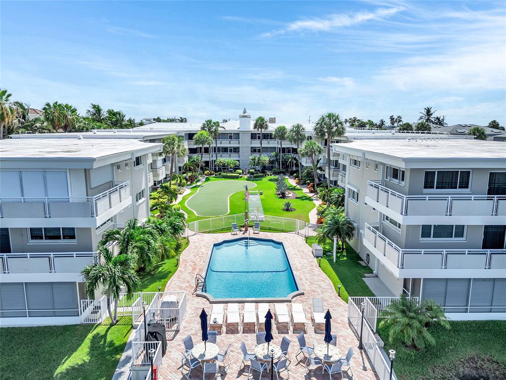 1198 Hillsboro Mile, Unit 212 Hillsboro Beach, FL 33062 - Photo 44 of 64 an aerial view of a house