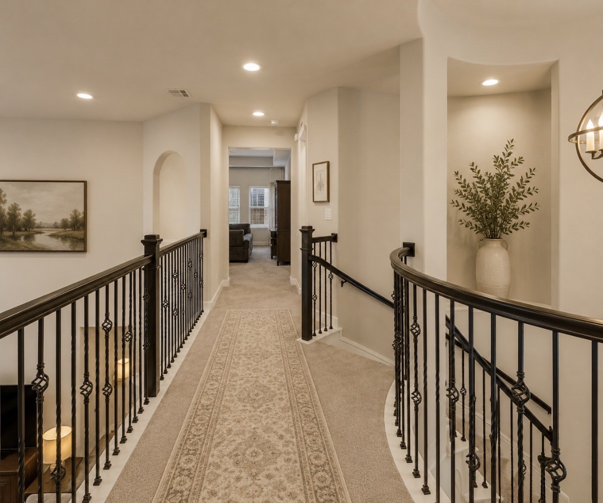 17467 Bayflower Conroe, TX 77385 - Photo 22 of 38 virtually staged upstairs crosswalk