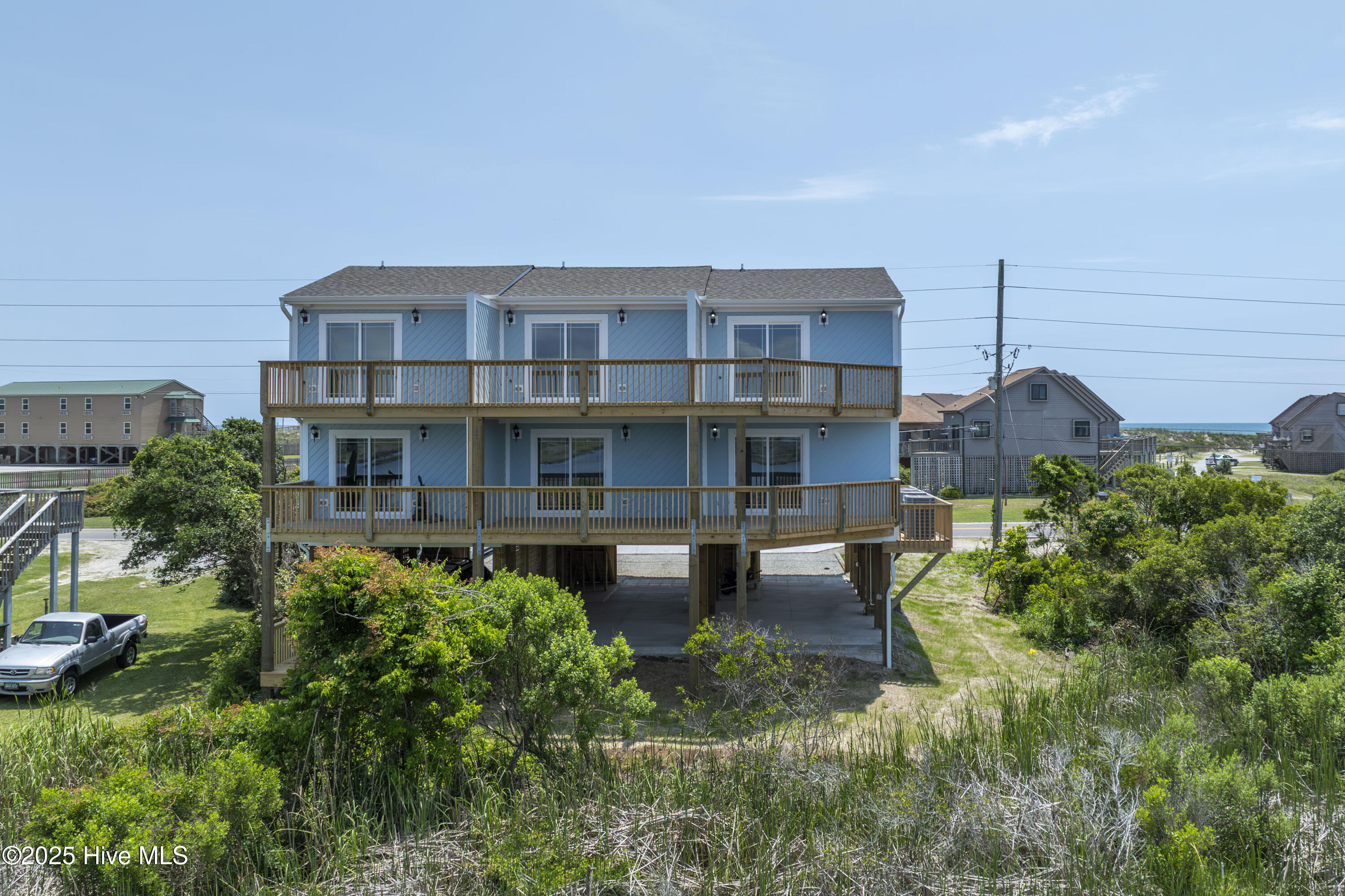 887 New River Inlet Road, Unit 1 North Topsail Beach, NC 28460 - Photo 42 of 45 887 New River Inlet Road - Aerials - Edi