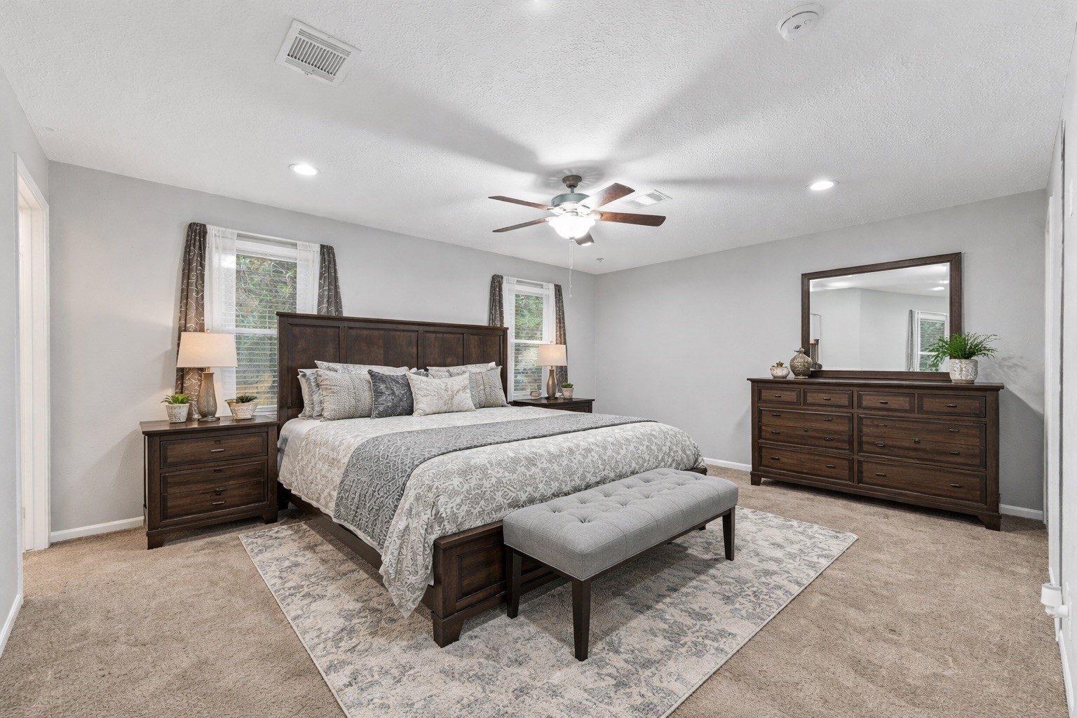 3702 Ember Spring Drive Kingwood, TX 77339 - Photo 18 of 29 Virtually staged primary bedroom.