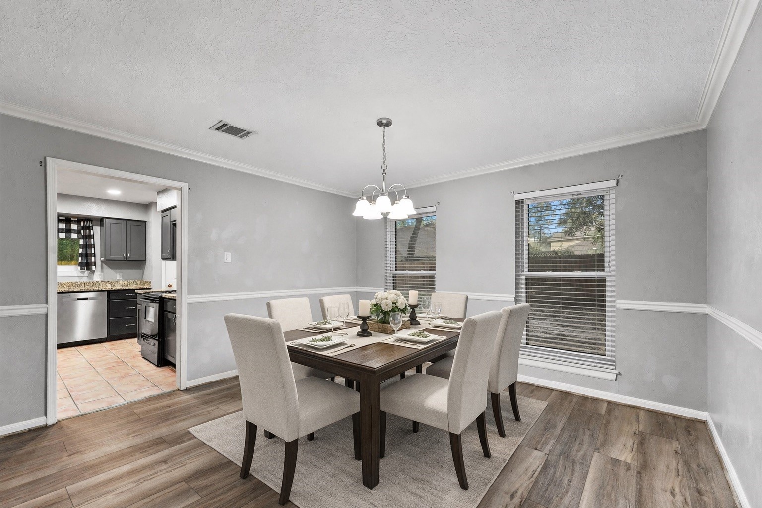 3702 Ember Spring Drive Kingwood, TX 77339 - Photo 8 of 29 Virtually staged dinning.