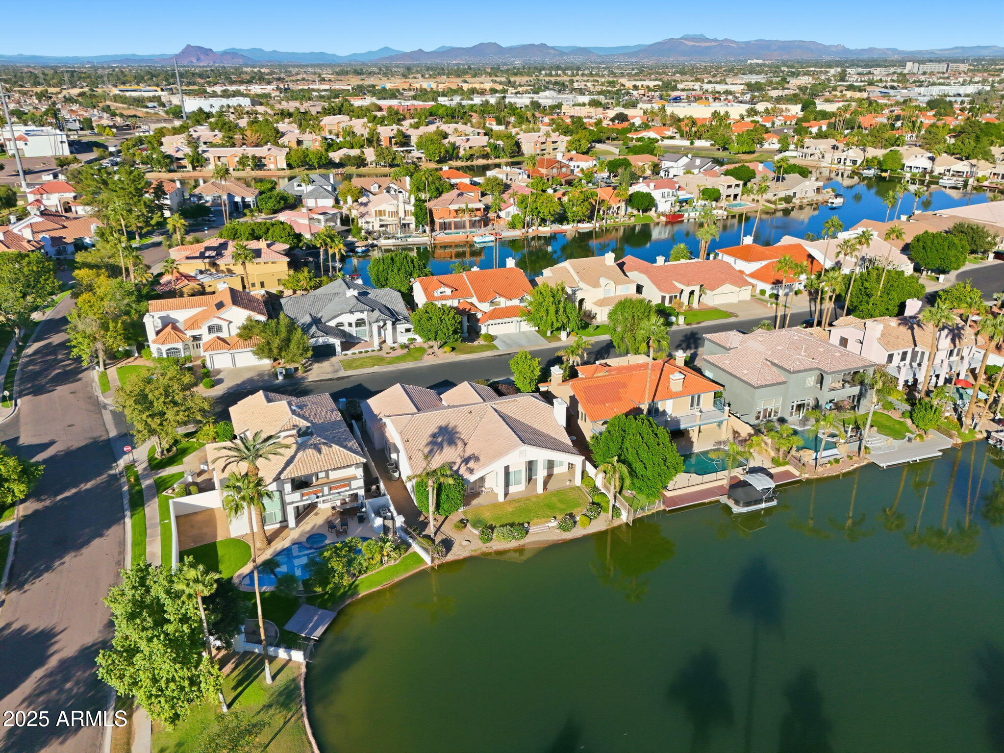 2011 East Clipper Lane Gilbert, AZ 85234 - Photo 10 of 51 an aerial view of residential houses with outdoor space and swimming pool