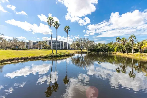 a view of a city with tall buildings