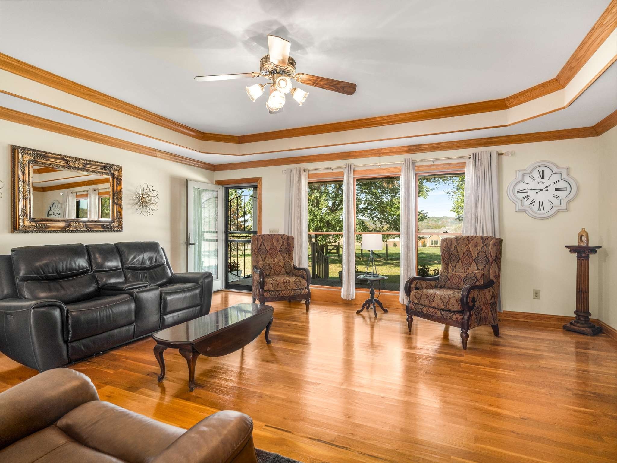 2840 Thomas Road Nolensville, TN 37135 - Photo 10 of 49 a living room with furniture and wooden floor