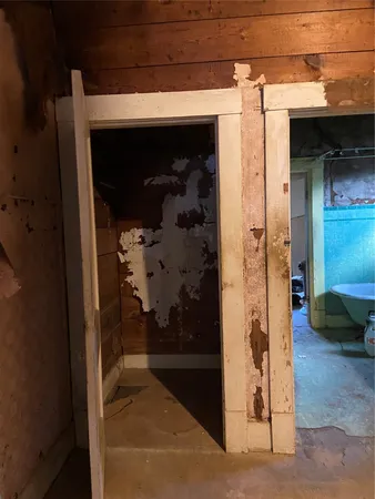 a view of living room and front door