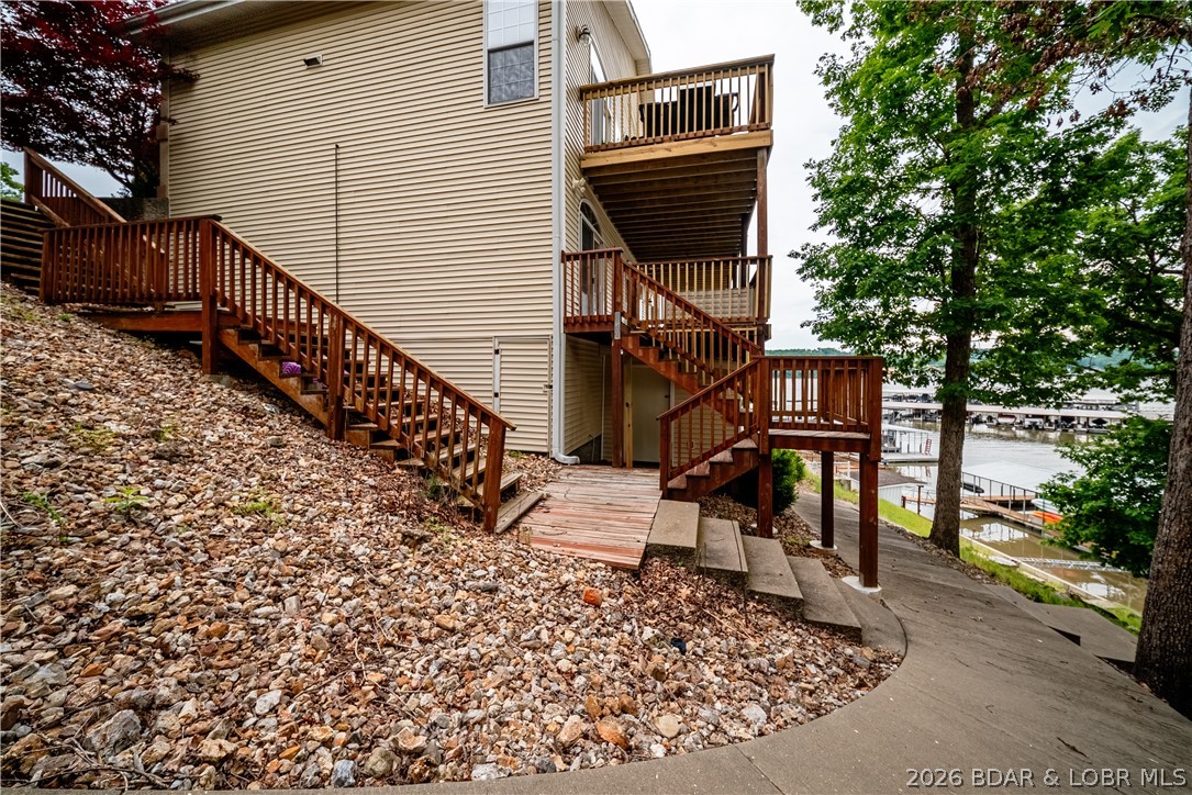 2247 Breezy Acres Road Osage Beach, MO 65065 - Photo 38 of 53 Steps & Cart Path both lead to dock